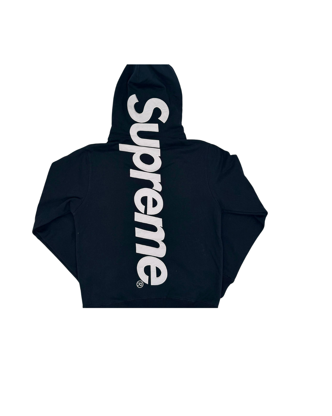 Supreme Satin Appliqué Tracksuit – Black/White
