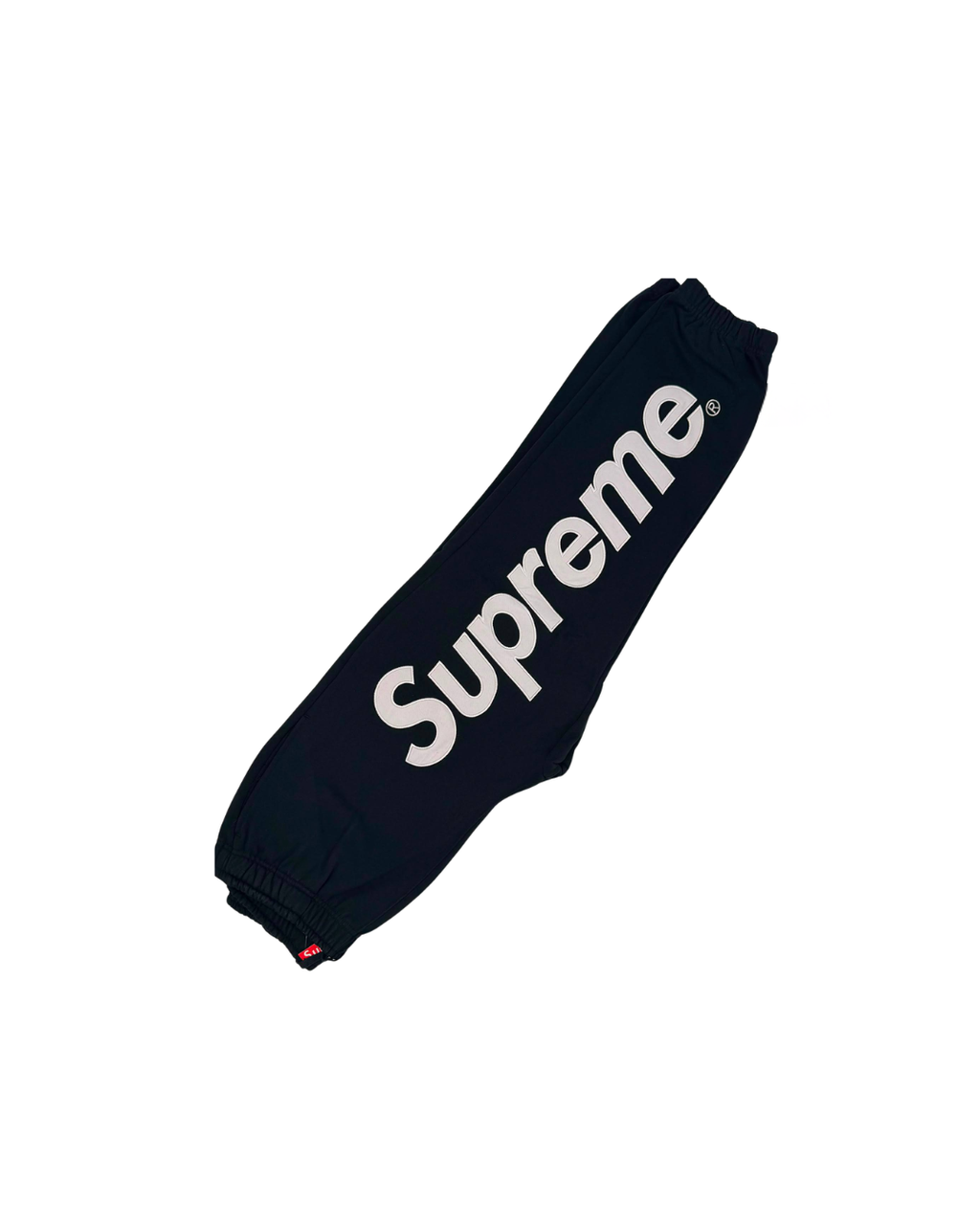 Supreme Satin Appliqué Tracksuit – Black/White