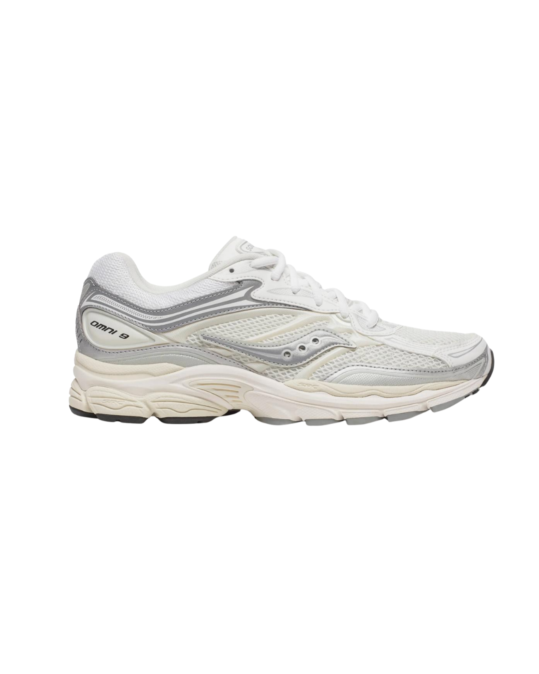 Saucony ProGrid Omni 9 Ivory/Silver Trainers