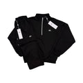 Alo Yoga quarter zip tracksuit in black