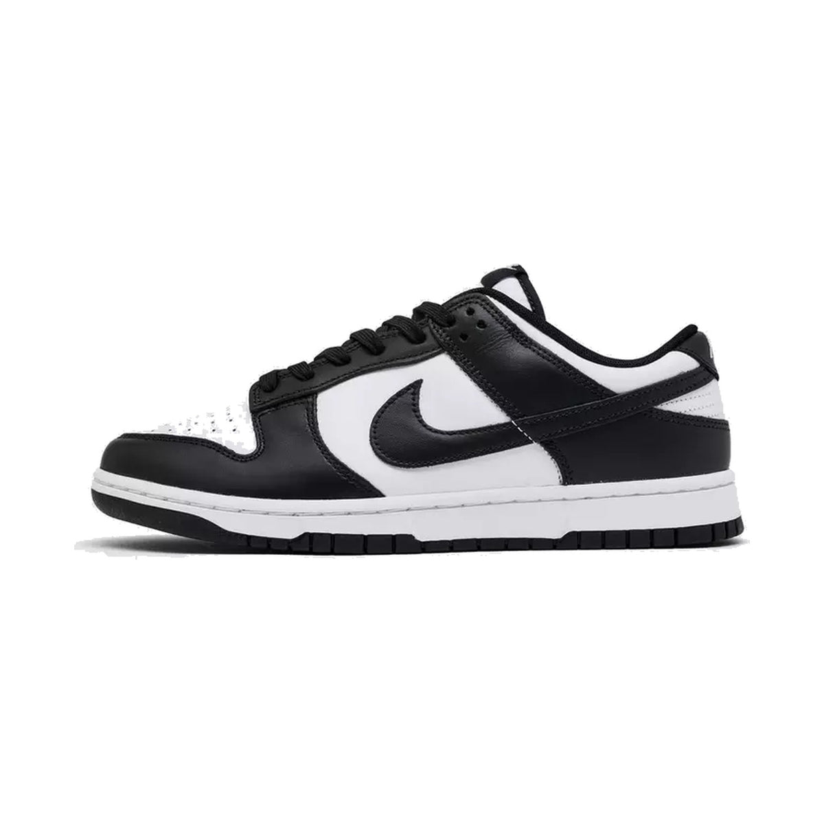 Nike Dunk Low Panda in black and white
