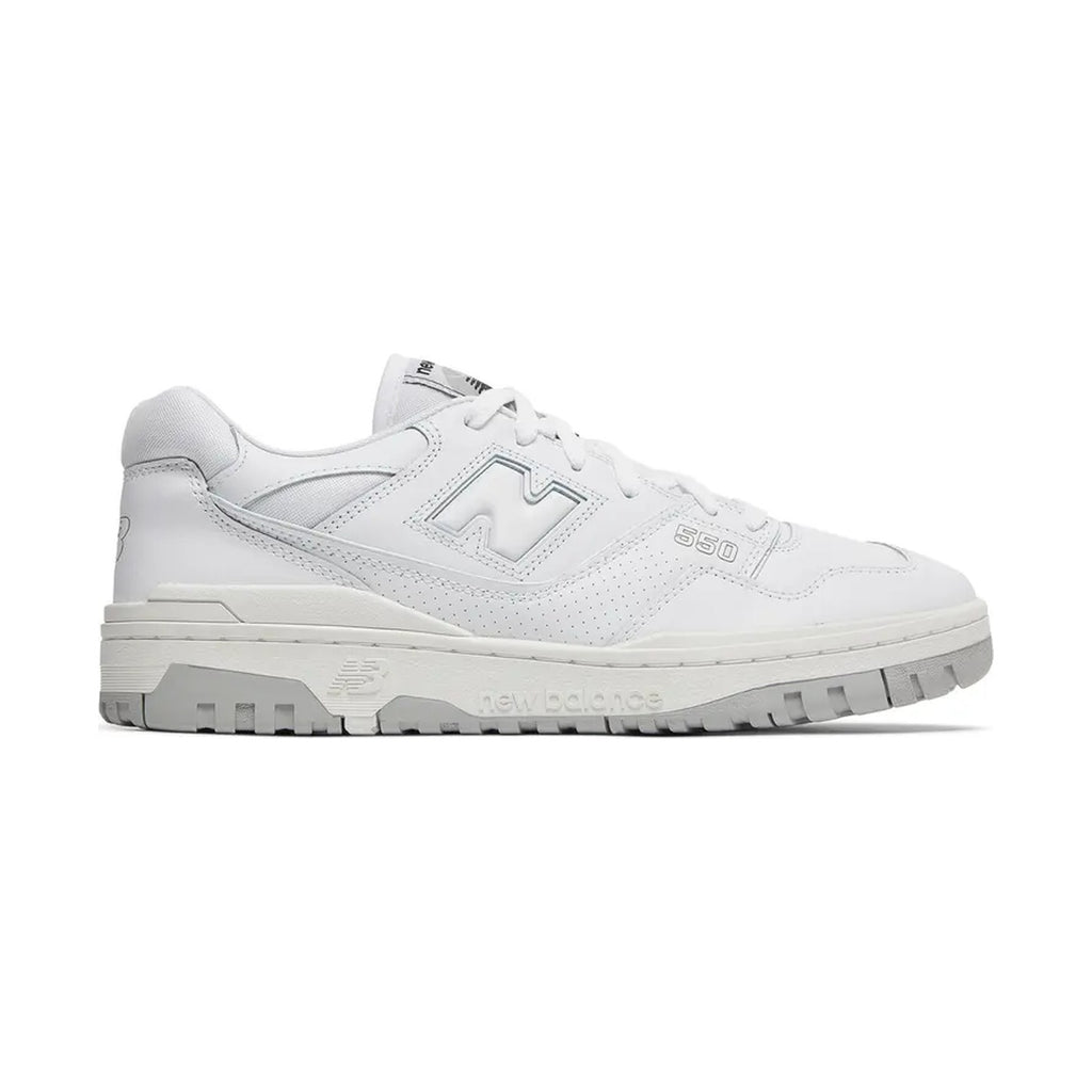 New Balance 550 in white and grey