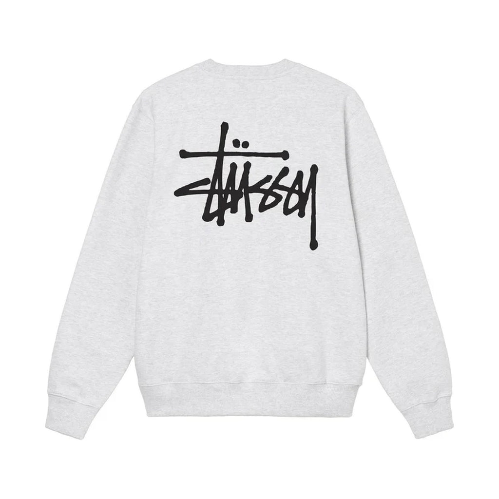 Stussy basic logo crewneck in grey