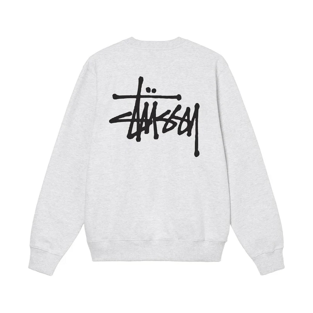 Stussy basic logo crewneck in grey