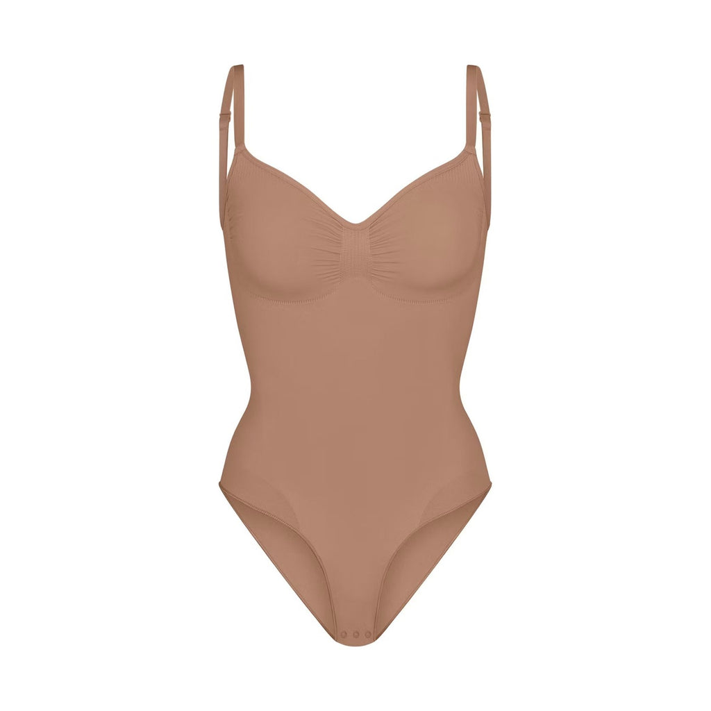 SKIMS sculpting bodysuit in sienna