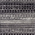Ruggable washable area rug in Moroccan trellis black