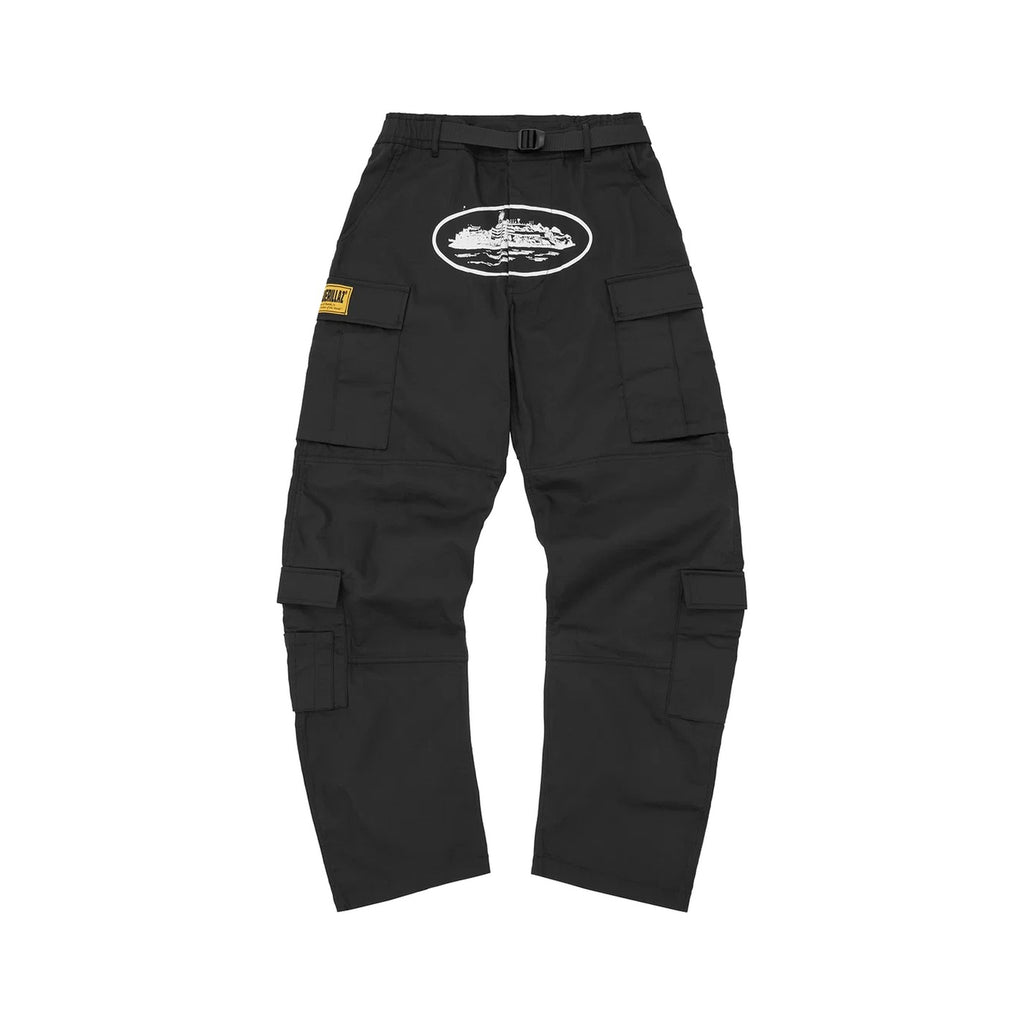 Corteiz Alcatraz cargo pants in black