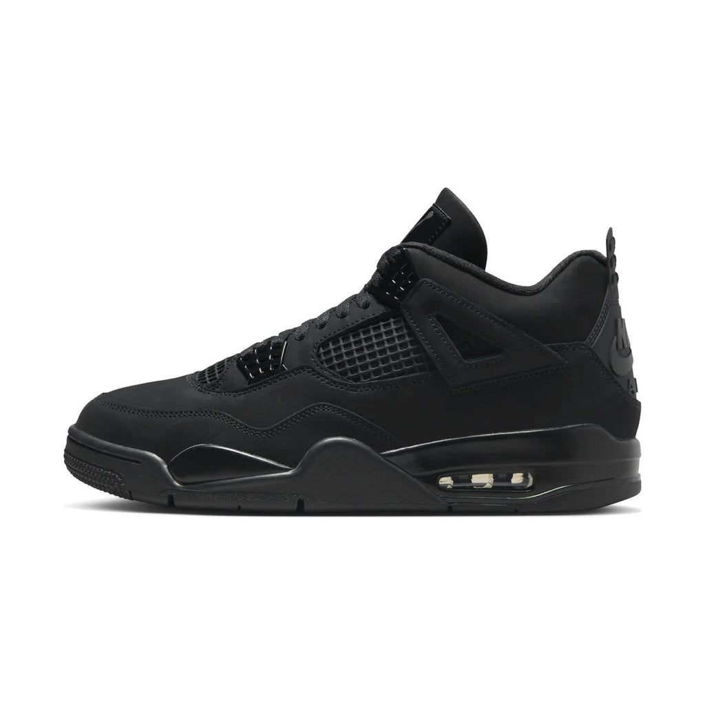 Air Jordan 4 Retro Black Cat, side profile