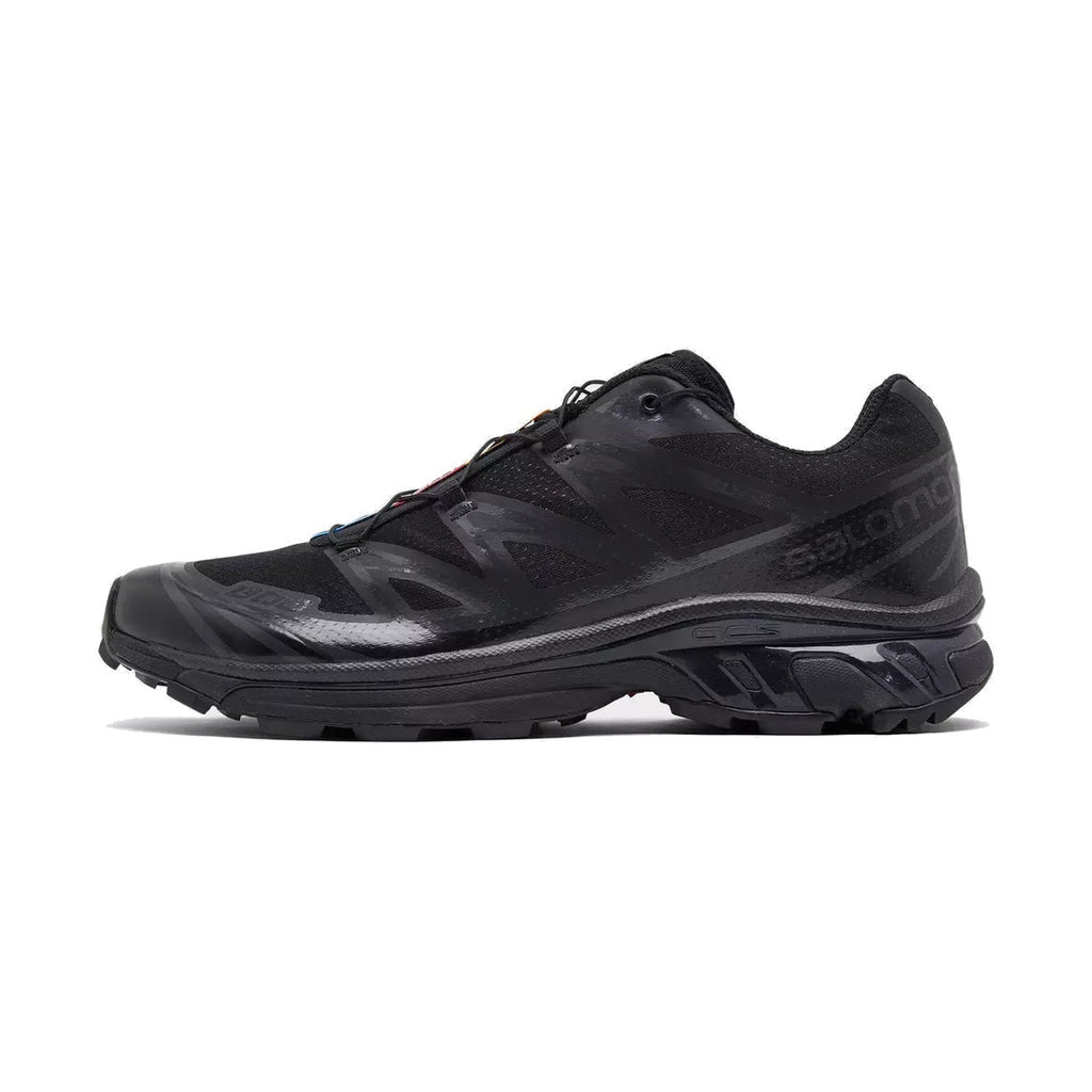 Salomon XT 6 in black phantom, side profile