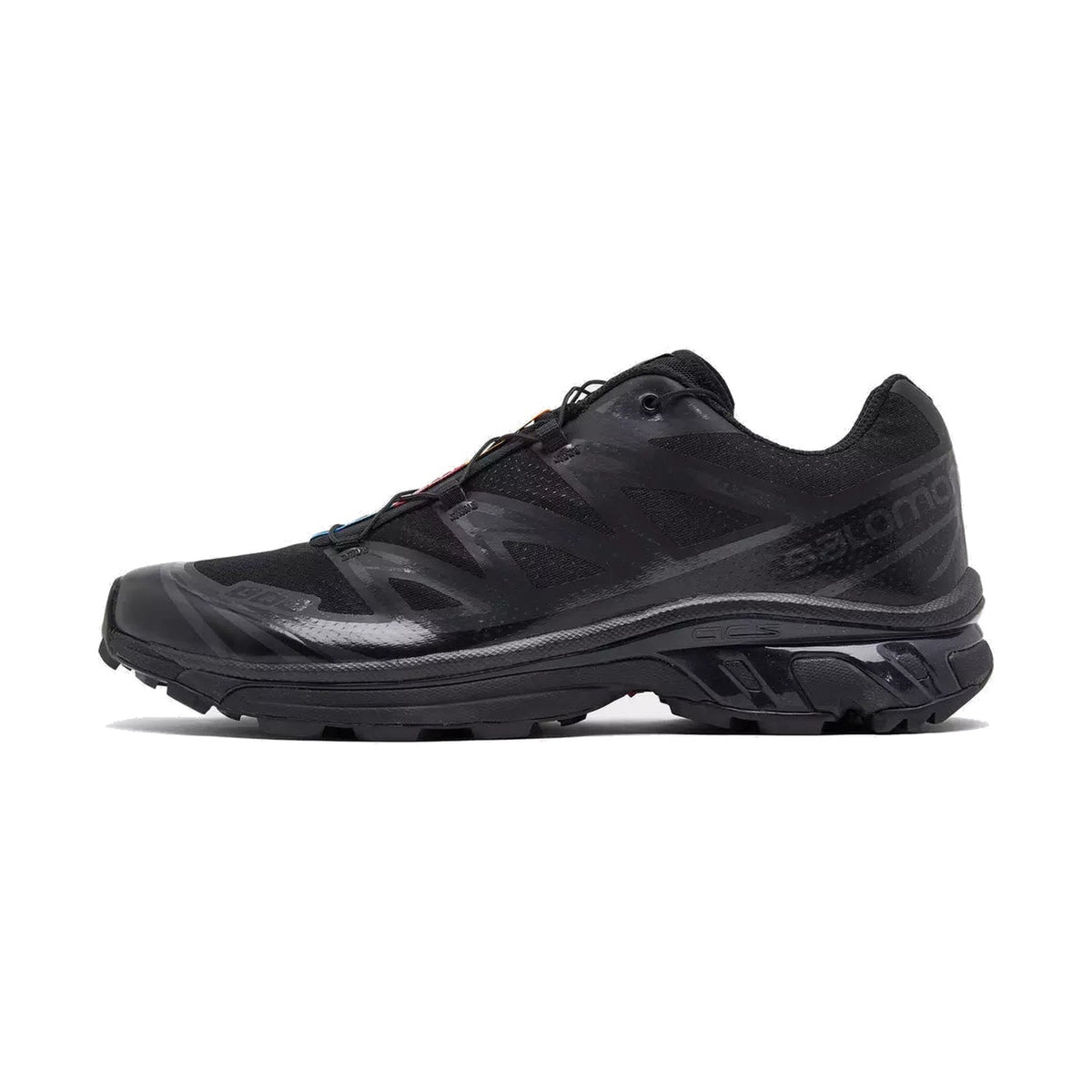 Salomon XT 6 in black phantom, side profile