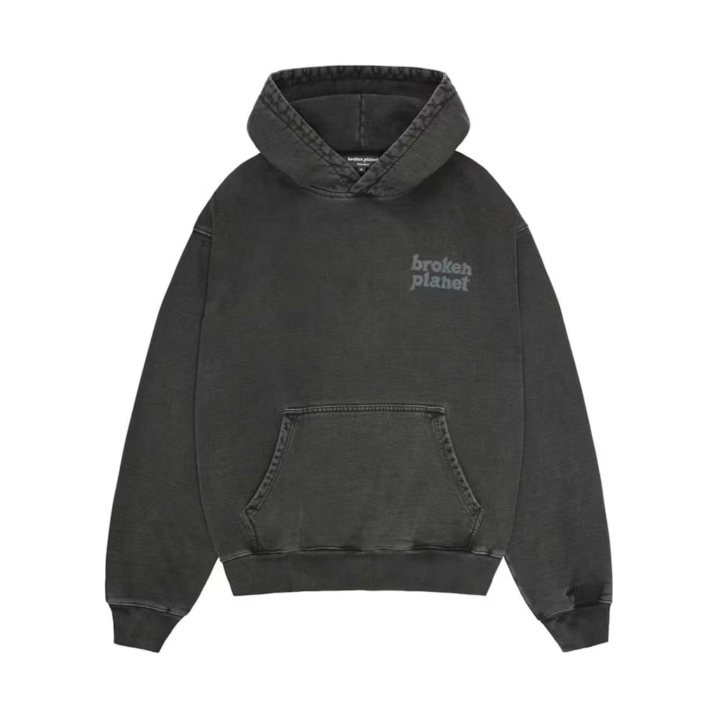 Broken Planet basics hoodie in black