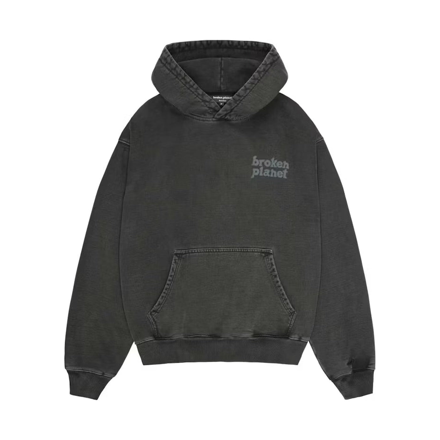 Broken Planet basics hoodie in black