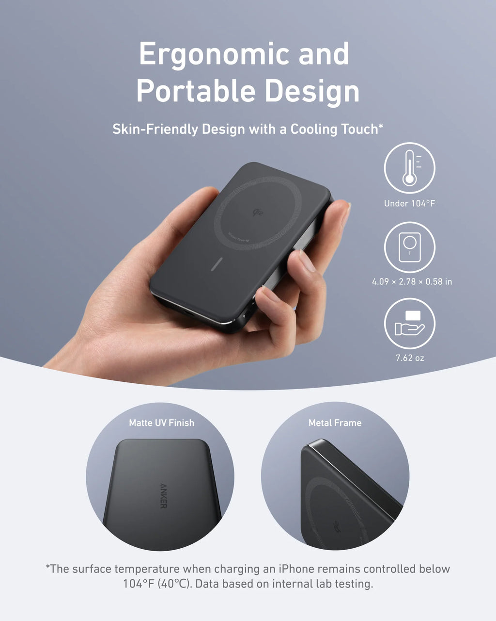 Anker MagGo Wireless Power Bank 10000mAh
