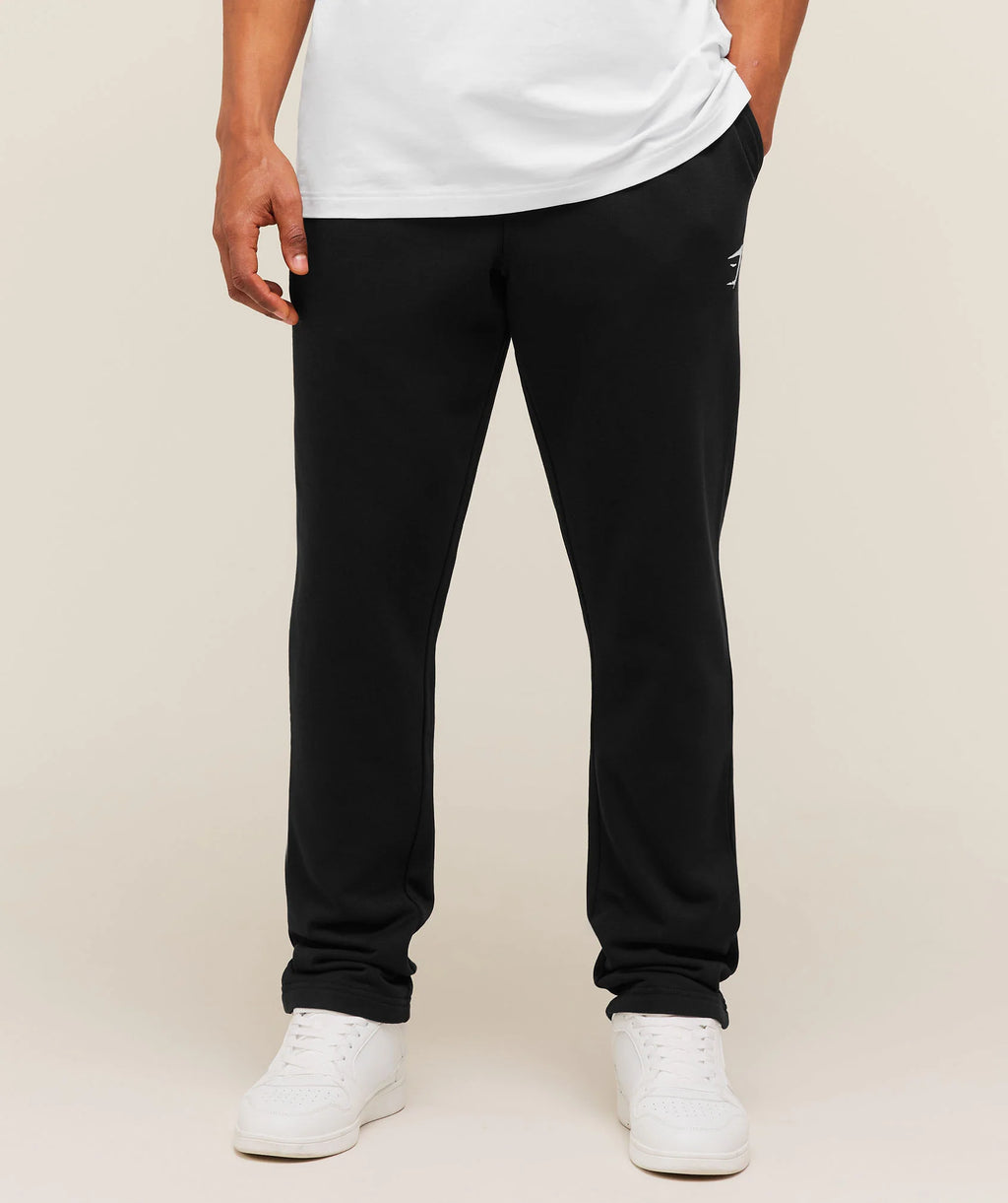 Crest Tapered Joggers | Black