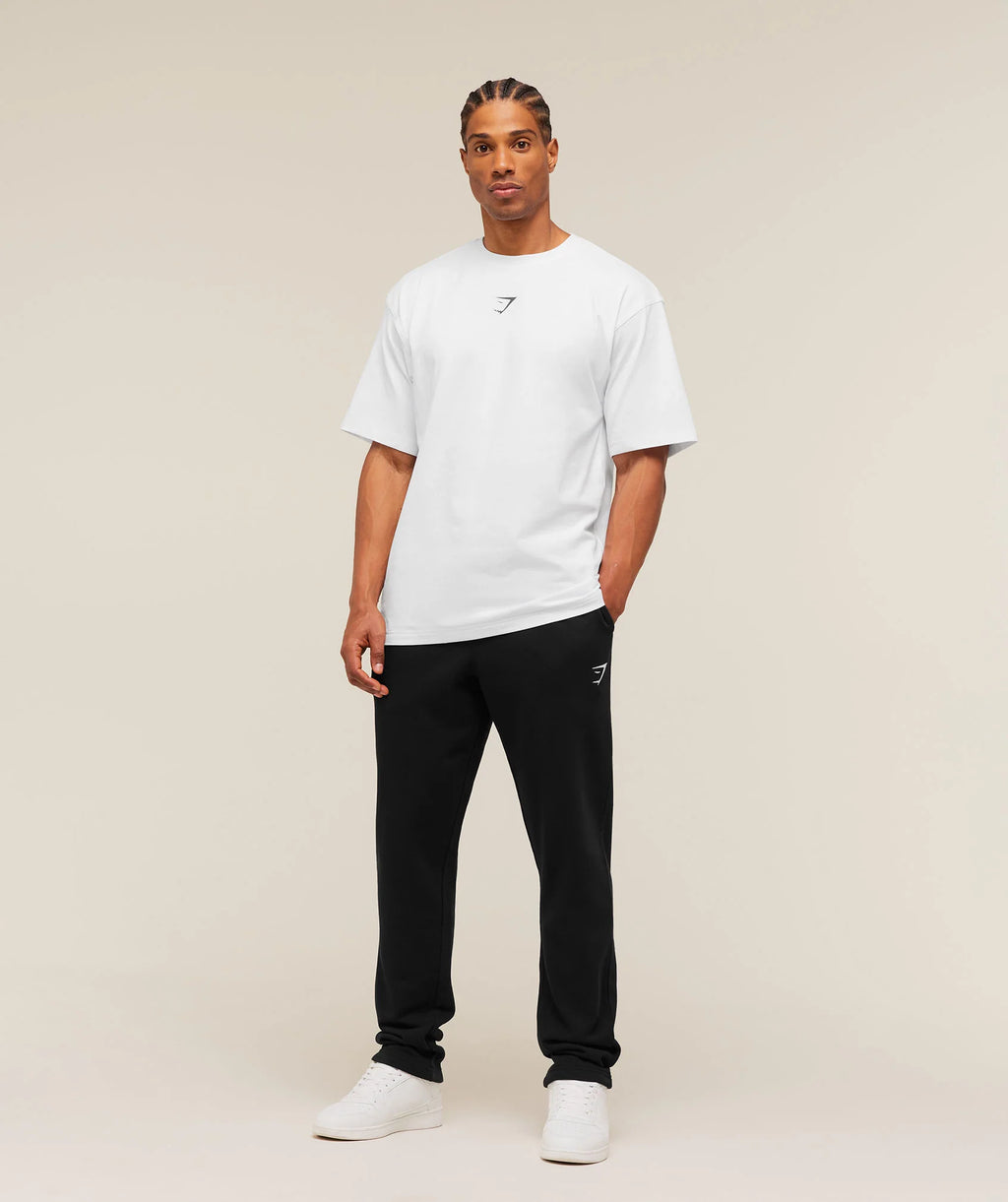 Crest Tapered Joggers | Black